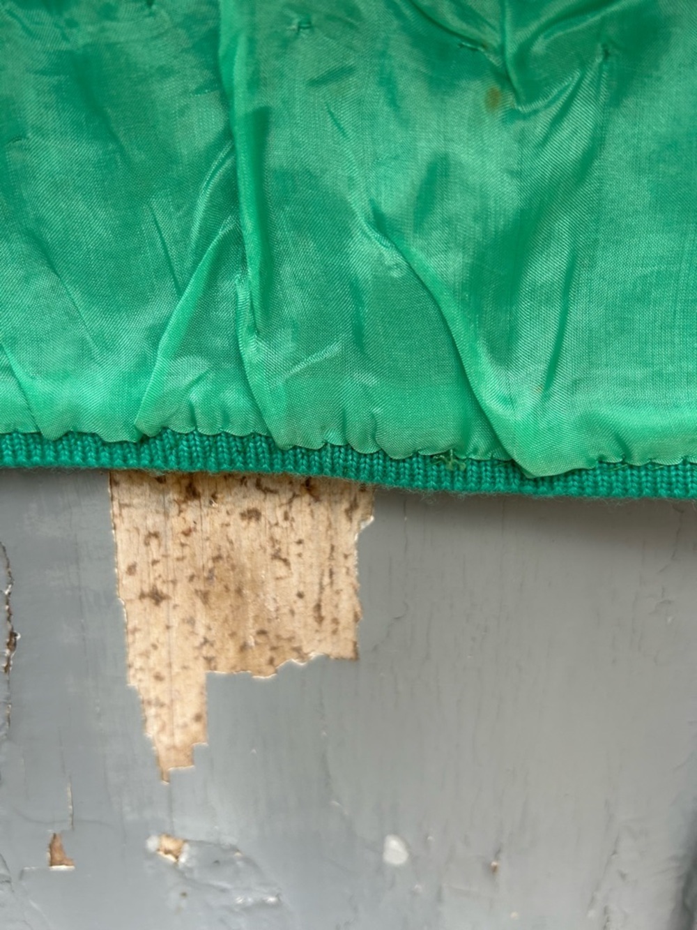 Vintage Green sequin sleeveless top, size “14” (modern 8/10) - Picture 8 of 11
